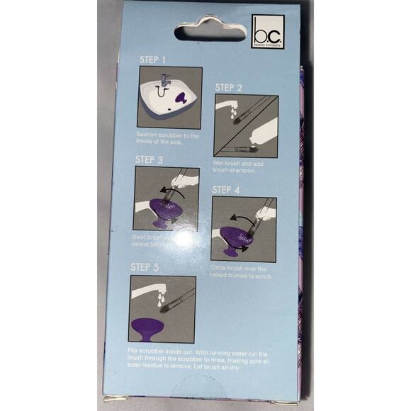 Beauty Concepts Cosmetic Brush Cleaning Cup Purple Silicone New Lot of 2 - Picture 5 of 6